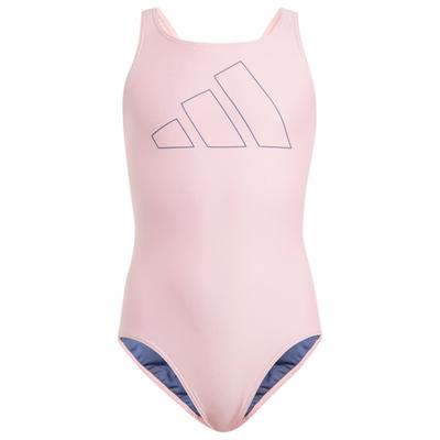 adidas - Girl's Big Bars Suit - Badeanzug Gr 152 rosa