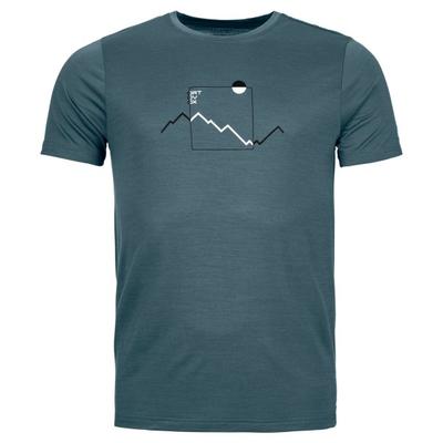 Ortovox - 150 Cool Peak Focus T-Shirt - Merinoshirt Gr M grau