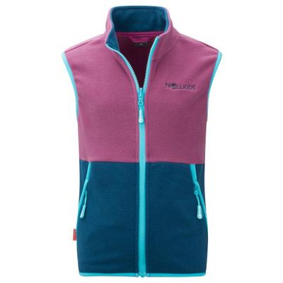 Trollkids - Kid's Kjerag Vest - Fleeceweste Gr 104 blau/lila Image