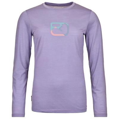 Ortovox - Women's 150 Cool Mountain Silhouette L/S - Merinoshirt Gr XL lila Image