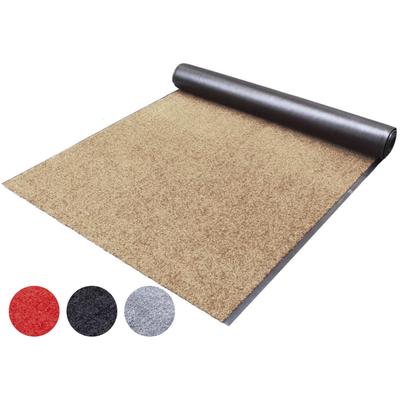 Läufer "Schmutzfangläufer CLEAN, Made in Belgium", beige, B:90cm H:9mm L:1450cm, Polyamid, PRIMAFLOR-IDEEN IN TEXTIL, Teppiche, Schmutzfangläufer, Schmutzfangmatte, Uni Farben, strapazierfähig, rutschhemmend, waschbar Image