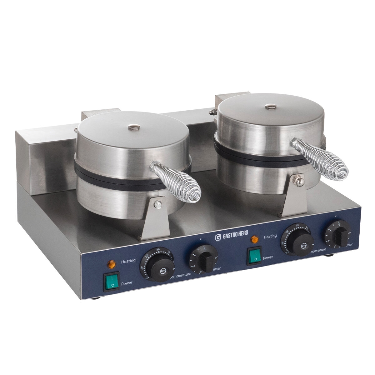 GastroHero Waffeleisen rund, doppelt Image
