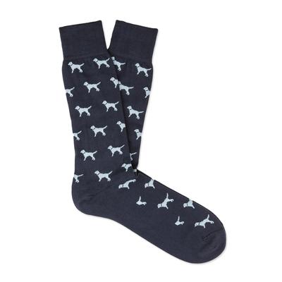 J.McLaughlin Men's Labrador Socks Navy/Blue | Cotton/Nylon/Spandex