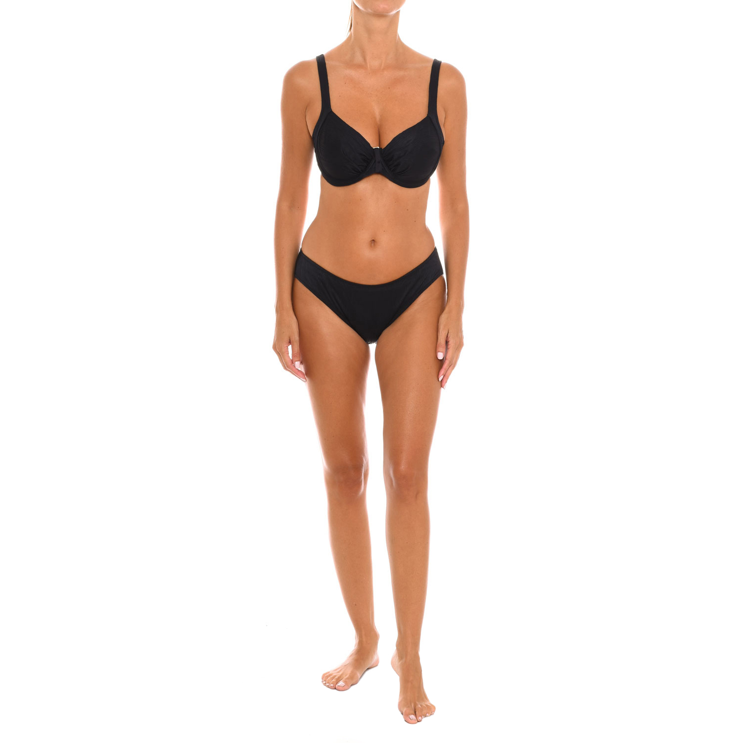 Ungefütterter Bügel-Bikini für Damen EB1323C Image