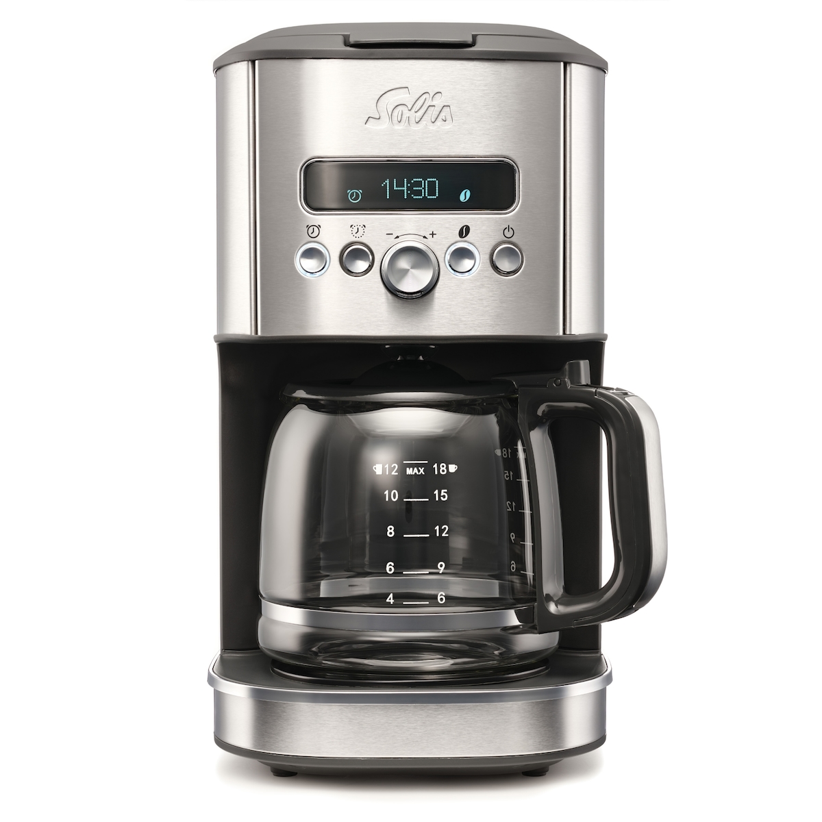 Solis Filterkaffeemaschine 1,8 Liter, für 12-18 Tassen, Warmhaltefunktion, Timer Image