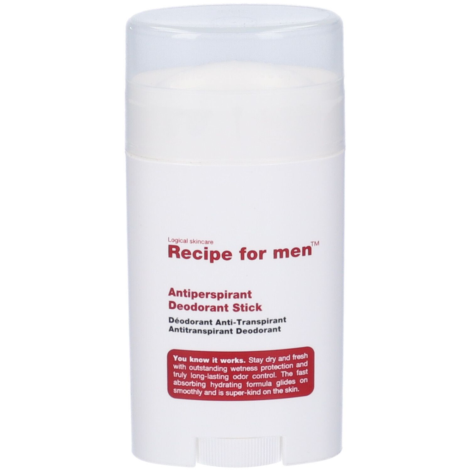 Recipe For Men Deodorante Stick Antiperspirante 50 ml