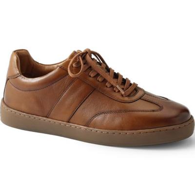 Leather Trainers, Men, size: 12, regular, Misc, Leather/Suede, by Lands' End