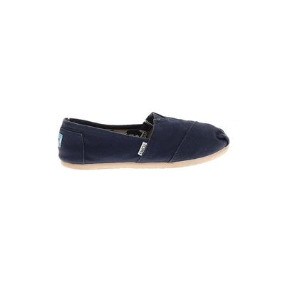 TOMS Flats: Blue Shoes - Women's Size 8