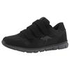 Sneaker KANGAROOS "K-BlueRun 701 B", Gr. 47, schwarz, Textil, sportlich, Schuhe, mit Klettverschluss