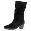 Stiefel GABOR "Palma", Damen, Gr. 43, Normalschaft, schwarz, Nubukleder, unifarben, klassisch, Schuhe, Tricherabsatz, Businessstiefel mit Innen-Reißverschluss