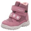 Winterboots SUPERFIT "HUSKY1 WMS: mittel", Kinder, Gr. 25, rosa (altrosa, rosé), Textil, casual, Schuhe, Snowboots mit wasserdichtem GORE TEX, Größenschablone zum Download