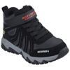Winterstiefel SKECHERS "RUGGED RANGER-HYDRO SCOUT", Kinder, Gr. 34, schwarz (schwarz, rot), Lederimitat, Textil, sportlich, Schuhe, Trekkingschuh, Outdoorschuh, Schnürboots mit Fleece Futter