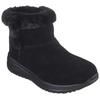 Winterboots SKECHERS "ON-THE-GO STELLAR-COZY STEP", Damen, Gr. 36, schwarz, Veloursleder, casual, Schuhe, Winterstiefel, Schnürstiefel, Boots mit Warmfutter