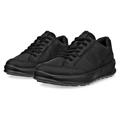 Sneaker ECCO "ByWay 2.0", Herren, Gr. 42, schwarz, Nubukleder, sportlich, Schuhe, Outdoorschuh, Freizeitschuh, Halbschuh mit gepolstertem Schaftrand