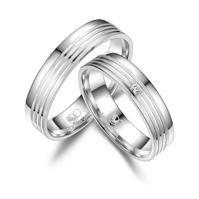 Trauring MARRYA "Silber Ringe Trauringe Eheringe Partnerringe" Gr. 60, silber (herren ring, silber), Fingerringe, Damen,