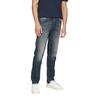 Regular-fit-Jeans S.OLIVER "MAURO", Herren, Gr. 31, Länge 32, blau (dunkelblau used), Denim/Jeans, Obermaterial: 98% Baumwolle, 2% Elasthan, unifarben, casual, regular fit knöchellang, Jeans, im Five-Pocket Style