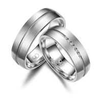 Trauring MARRYA Titan Ringe Trauringe Eheringe Partnerringe Gr. 52, silber (damen ring, silber), Fingerringe, Damen, 52, Titan