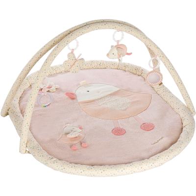 Baby Gym FEHN "feehnLAND, 3-D-Activity-Decke Vogel" Spielbögen rosa (rose/beige) Kinder