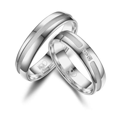 Trauring MARRYA "Silber Ringe Trauringe Eheringe Partnerringe" Gr. 64, silber (damen ring, silber), Fingerringe, Damen, 