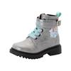 Schnürboots DISNEY "Frozen", Damen, Gr. 26, grau, Synthetik, mehrfarbig, sportlich, Schuhe, Winterstiefel, Schnürstiefel, Winterschuhe