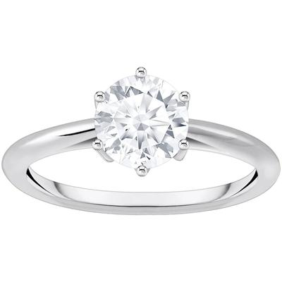Fingerring THOMAS SABO "Schmuck Silber 925 Ring Solitär, TR2474-051, TR2474-414" Gr. 54, silber (silberfarben, kristallweiß, kristallweiß), Fingerringe, Damen, 54, Silber 925 (Sterlingsilber), 2mm, mit Zirkonia (synth.) Image