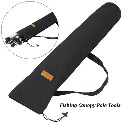 Multipurpose Waterproof Thickening Oxford Fishing Bag Fishing Rod Large Canopy Pole Tool Storage Bag Case Fishing Gear Organizer