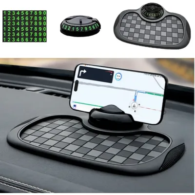 Multifunction Car Anti-Slip Mat Auto Phone Holder Car Dashboard Mat with Phone Holder in Car Auto Non-Slip Car Mats for Phone