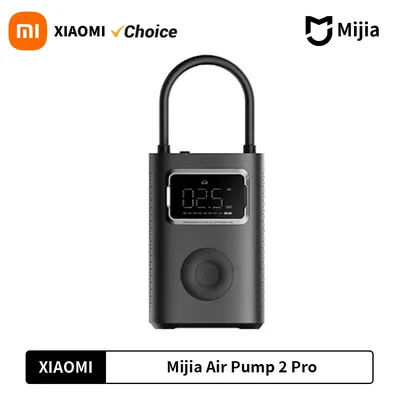 Xiaomi Mijia Air Pump 2 Pro Portable Electric Inflator Pump Digital Display Inflator 150psi Max Basketball Tire 2500mAh Bike Car