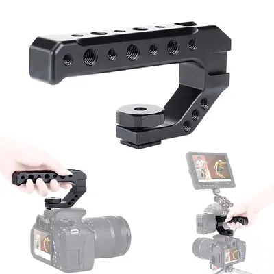DSLR Camera Top Handle Grip Mirrorless Smallrig Camera Cold Shoe Adapter Mount Hand Held Stabilizer Camera Accessory Top Handle