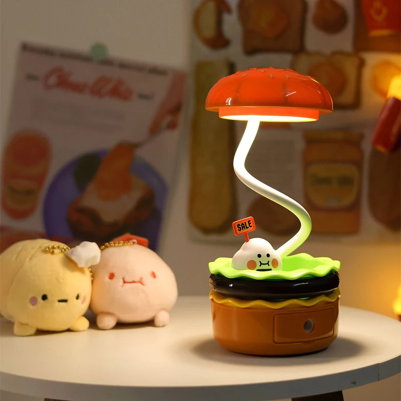 Hamburg Nachtlicht Bleistiftspitzer LED Leselampe Lagerung Atmosphäre Tischlampe Perfektes DIY Schlafzimmer Dekoration Geschenk