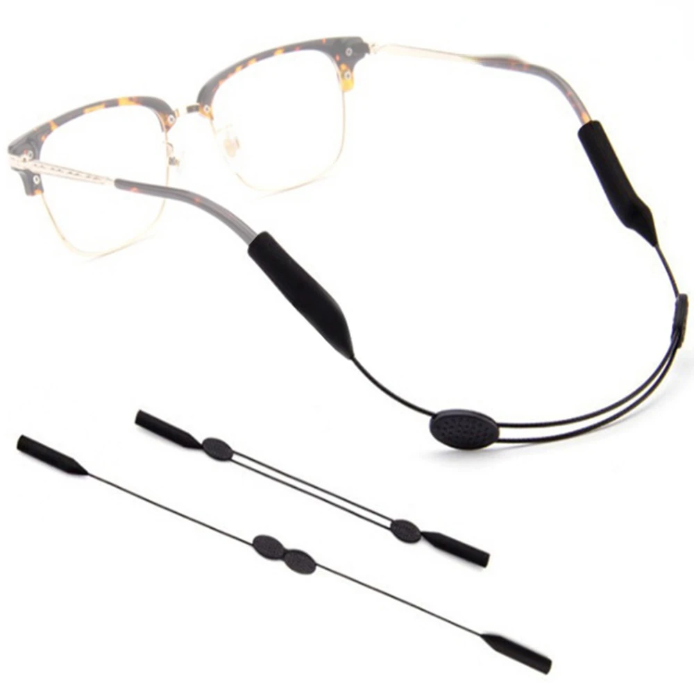 Elastische Silikon Brillen bänder Sonnenbrille Kette Sport Anti-Rutsch-Schnur Brille Seile Band Schnur Stone go Brillen halter Image