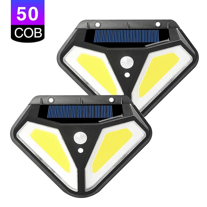 LED Solar leuchten Outdoor Garten leuchten wasserdichte Solar Bewegungs sensor Wand leuchten Sonnenlicht angetrieben Straßen wand leuchte mit 3 Modus
