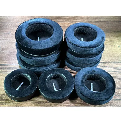 Ersatz schaum Ohr polster Samt 70mm 80mm 90mm 100mm 105mm 110mm für Sony Akg Senn heiser Ad für Philips Headsets Ohr polster Abdeckung Image