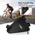 Fahrrad Dreieck Werkzeug Kit Tasche Vorne Rohr Rahmen Sattel Lagerung Tasche Wasserdichte Tasche Langlebige Fahrrad Tasche