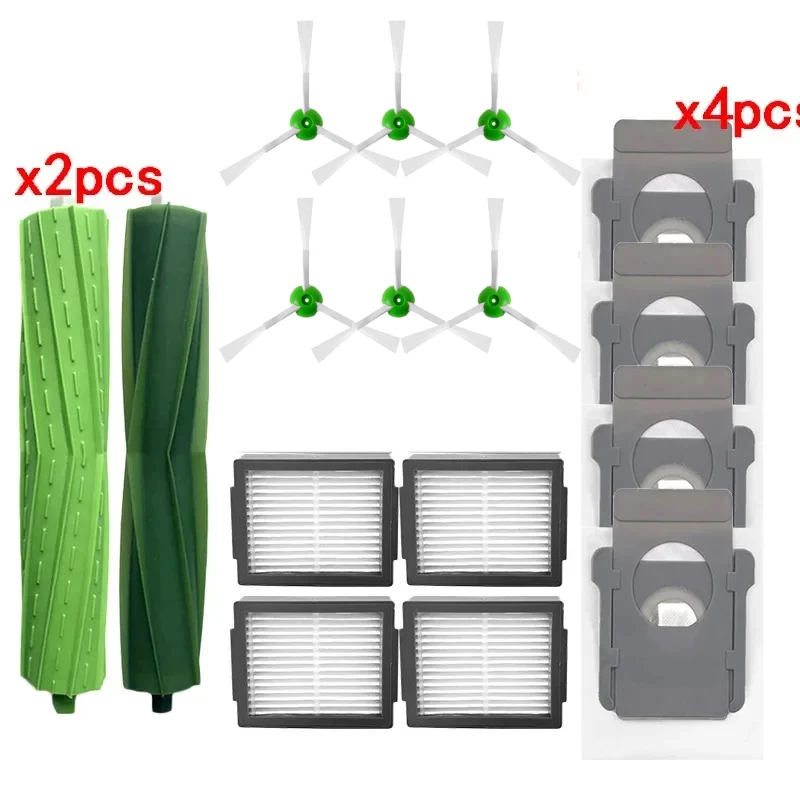 Hepa-Filter Seitenbürste für iRobot Roomba I7 I7+ I6 I8 I3 J7 Plus E5 E7 E&I Serie Staubsauger Reiniger Staubbeutel Ersatzteile Image