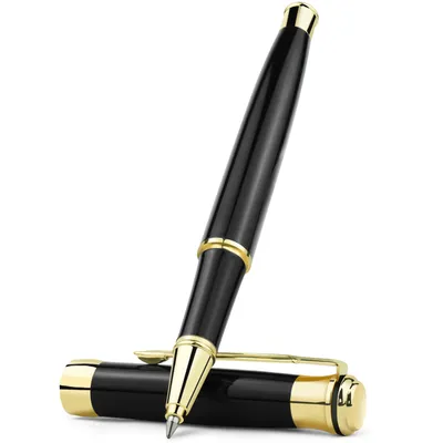 Stone go Edelstahl Signature Pen, schwarze Tinte Medium Point (1,0mm), glattes Schreiben Kugelschreiber Briefpapier Geschenk