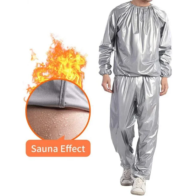 Heavy Duty Fitness Gewichts verlust Schweiß Sauna Anzug Fitness studio Anti-Rip