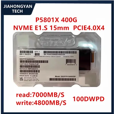 Original Für Intel OPTANE SSD DC P5801X 400G E1.S interface PCIE4.0X4 enterprise solid state stick Neue SSD Image