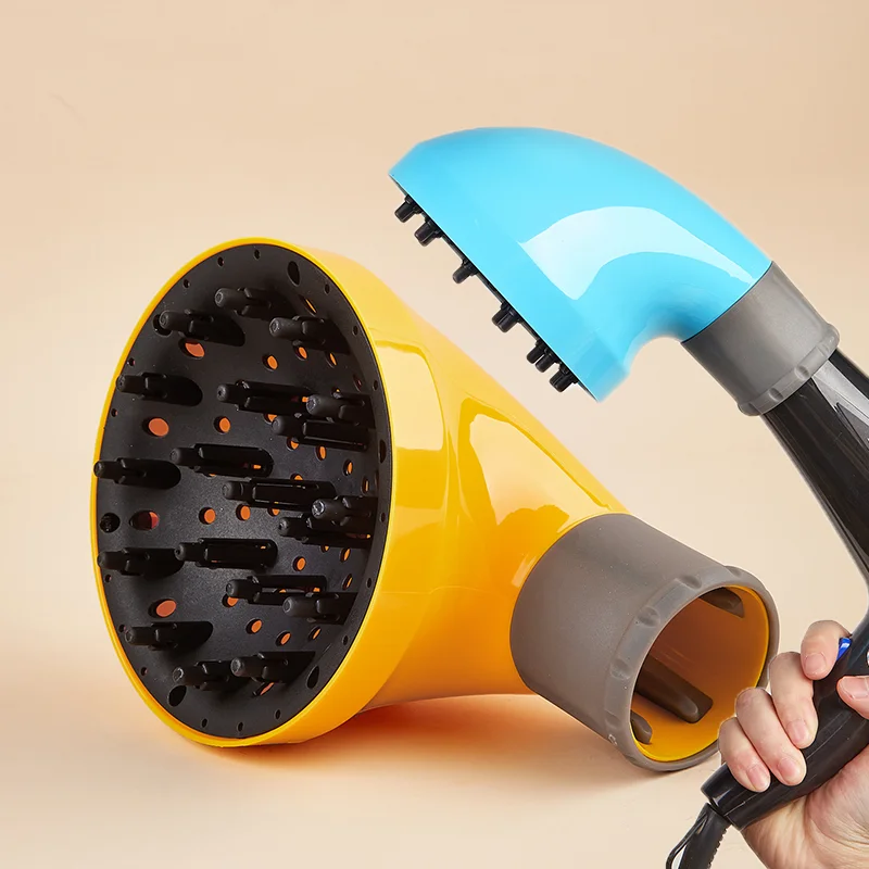 2 Farben Haartrockner Diffusor profession elle Haars tyling Crul Friseur Gebläse für lockiges Haar Barbershop Salon Styling-Tools Image