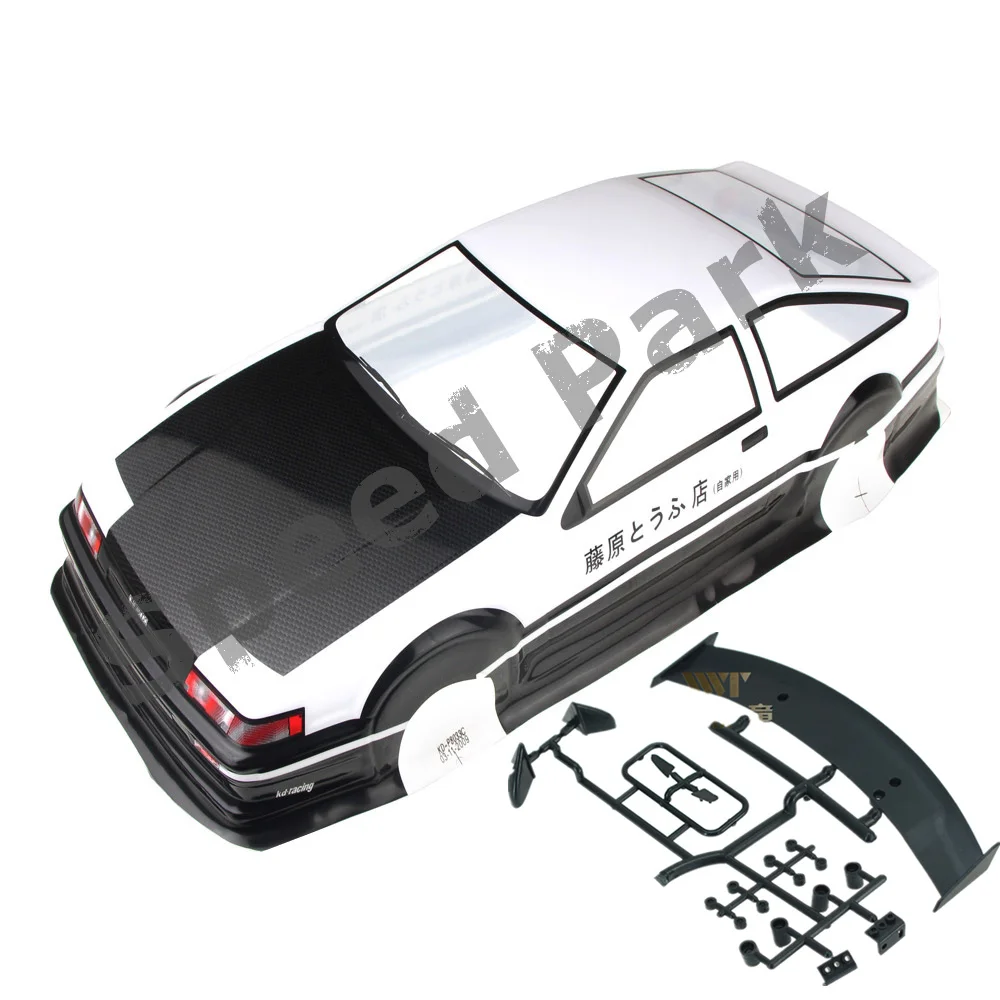 2 teile/los AE86 GT APEX 1/10 1:10 PVC gemalt körper 190MM radstand shell 1/10 RC hobby racing auto für hsp hpi tamiya yokomo mst