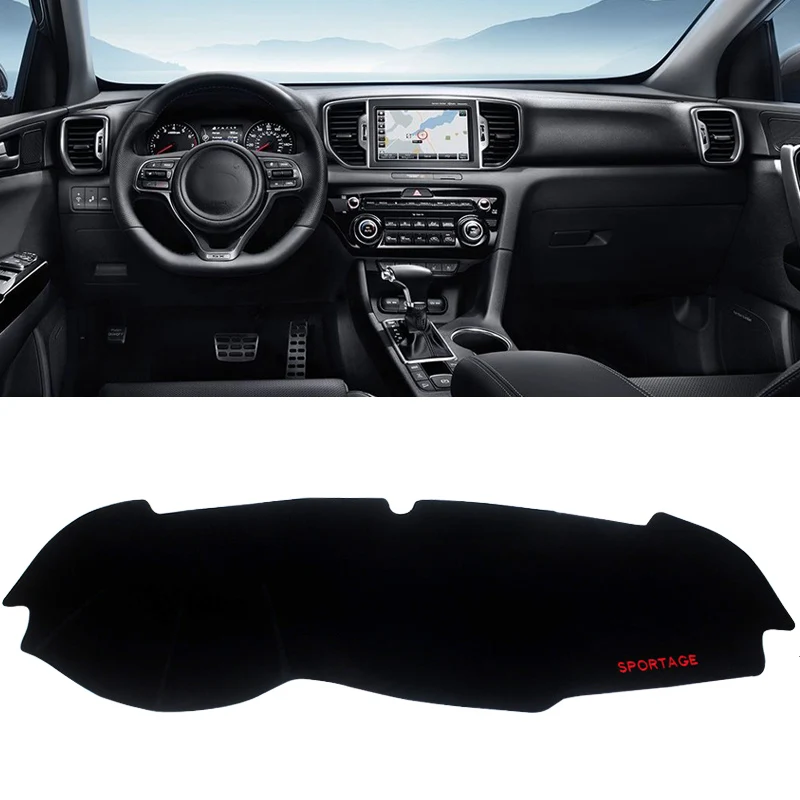 Auto Armaturen brett vermeiden Licht Pad Instrument Plattform Abdeckung Teppiche Zubehör für Kia Sportage 4 ql 2016 2017 2018 2019 2020 2021 Image