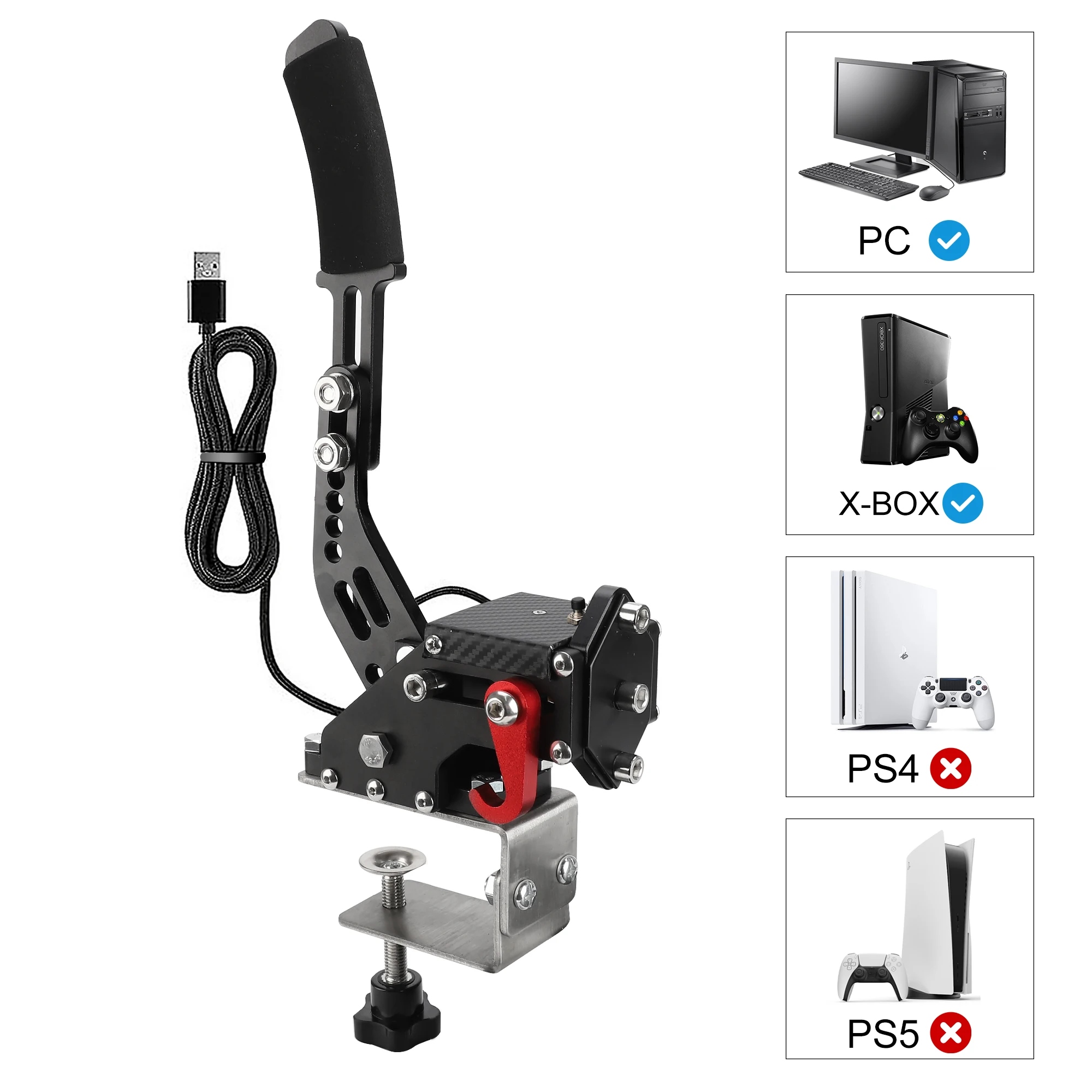 64-Bit-Profi-Gaming-Peripherie geräte mit Klemm handbremse nur für g920 für xbox/xbox-Serie s/xbox-Serie x pc