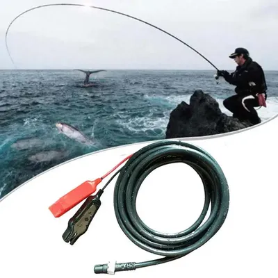 1pc 3m Netzkabel Angeln Reel Elektrische Strang Für Shimano/Für Yamato Elektrische Reel Doppel Anschlüsse Kabel angeln Werkzeug