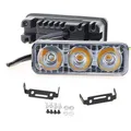 1pc Auto LED DRL LED Luce di marcia diurna 12V Bianco 6000k Auto Luci diurne ad alta potenza DC Lente Fendinebbia Luci per auto Accrssory