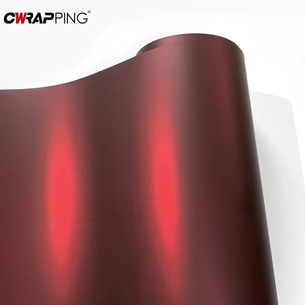 Außen Auto Aufkleber Vinyl Auto Tuning Film Matt Rot Motorrad Aufkleber Autos Film Abdeckung Selbstklebende Vinyl Aufkleber Auto Zubehör Image