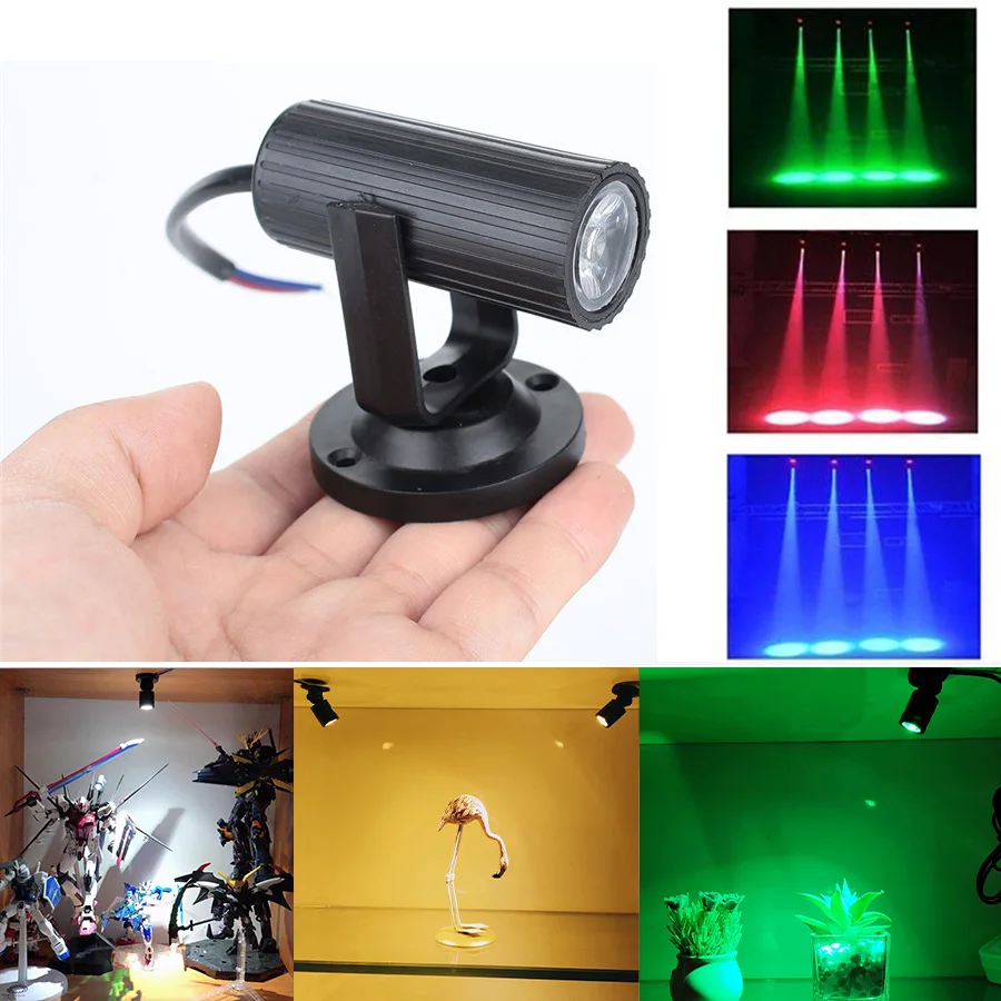 Mini LED Bühne Disco Licht Spot Lampen Rot Grün Blau Strobe Lichter Bühne DJ Party Laser Licht Projektor Licht Club Konzert Lampe