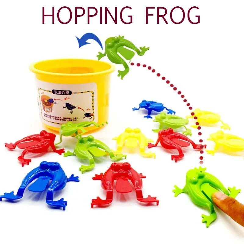20-teiliges Federfrosch-Zappelspielzeug, lustig und zum Stressabbau für Kinder, perfekt für Geburtstagsgeschenke, Partygeschenke und Belohnungen im Klassenzimmer Image