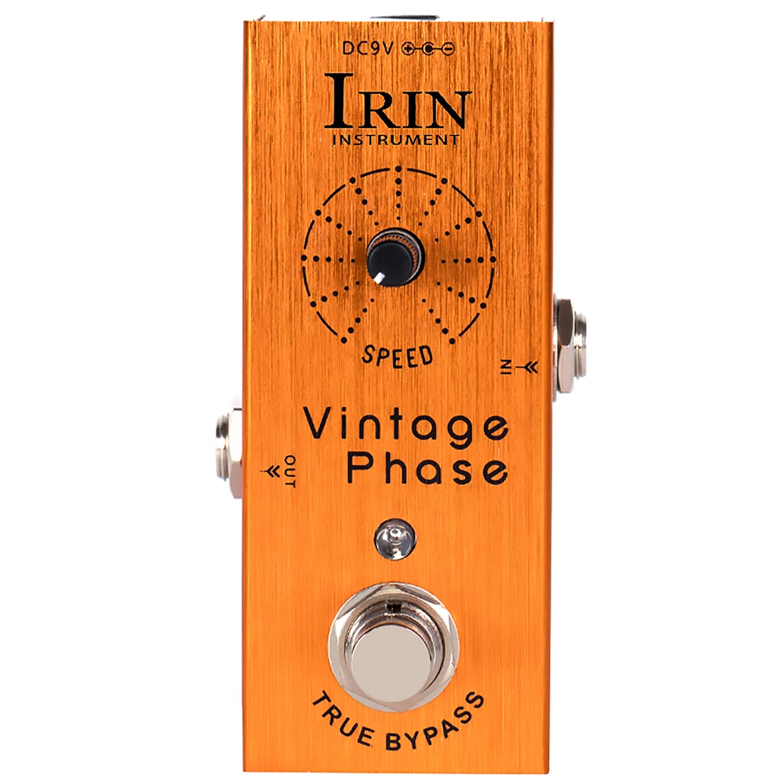 Irin an-10 Vintage Phase E-Guitarra-Effekt pedal schafft klassisches Phaser Vintage Pedal board True Bypass Pedal Image