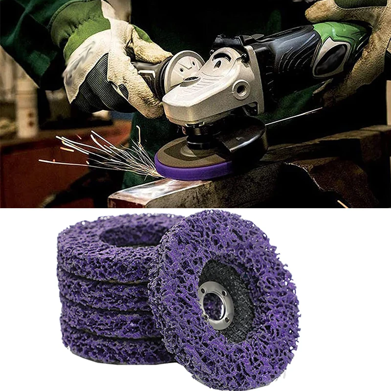 100/115/125mm Streifen Scheiben Abisolieren Rad Für Winkel Grinder Farbe Stripper Schleif Rad Sauber Entfernen Farbe Rost schweißen Oxidation Image