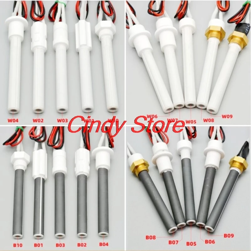 1PCS 220V Keramik Zünder Keramik Heizung Rohre Zündkerze für Pellet Herd 10,5*6*100mm 300W Pellet Herd Zünder schwarz Image